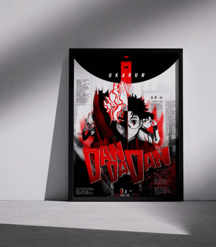 Okarun-Dan Da Dan Framed Poster