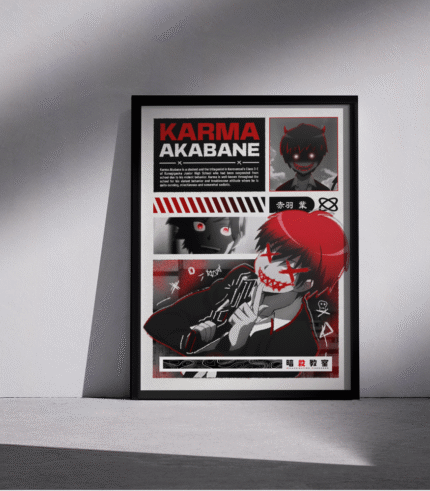 Karma Akabane - Assassination Classroom Framed Poster